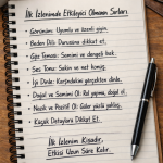 İlk İzlenimde Etkileyici Olmanın Sırları