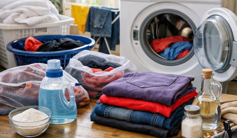 Çamaşır Yıkarken Renkler Nasıl Korunur?